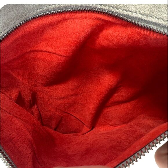 Hammitt Montana Reversible Pewter Nubuck Snake Crossbody Silver - Picture 10 of 16